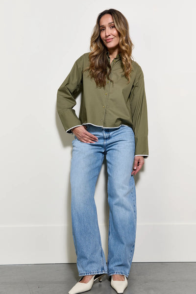 La Camisa Khaki Blouse van COCO Y MARIA