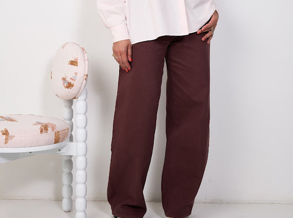 Denim pants Otilia Brown