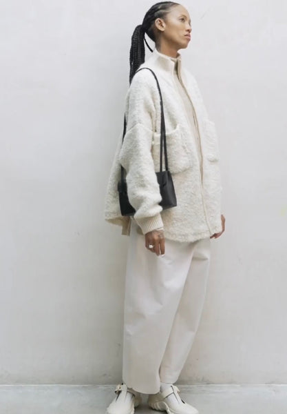 Wool and mohair jacket