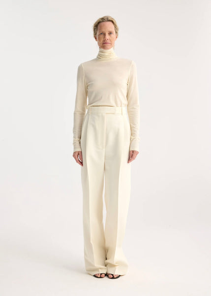 High waist tailored broek