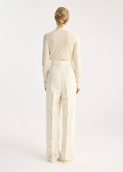 High waist tailored broek