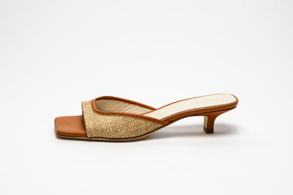 Odare Raffa Raffia Pump Naturale