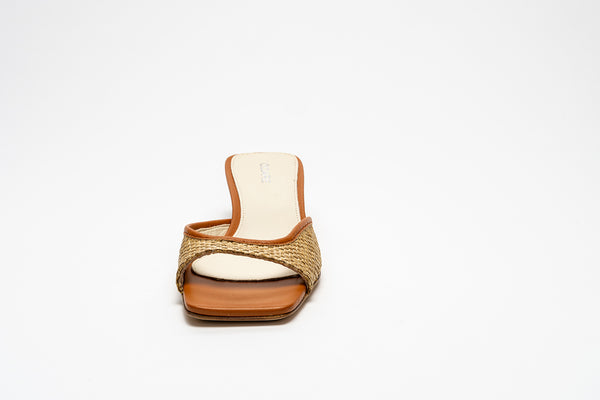 Odare Raffa Raffia Pump Naturale