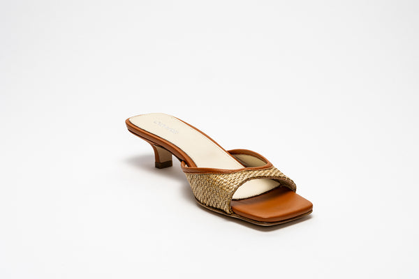 Odare Raffa Raffia Pump Naturale