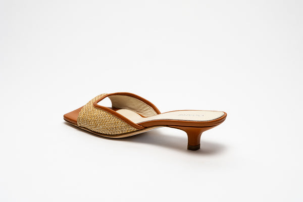 Odare Raffa Raffia Pump Naturale