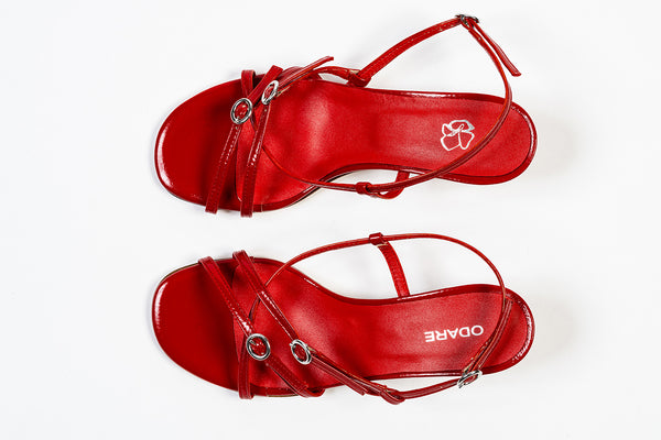 Odare Bianca sandalette Rood