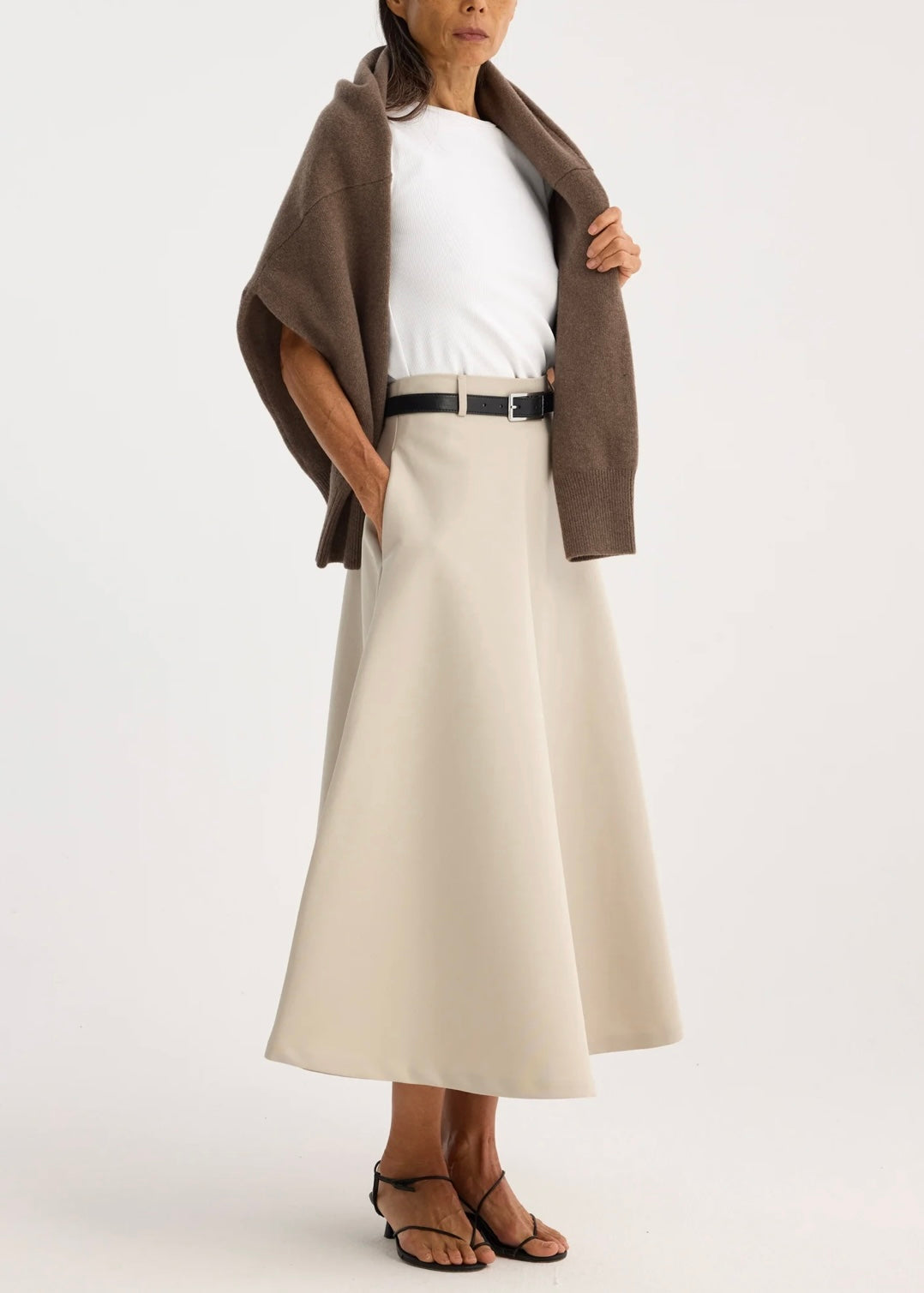 Voluminous A line skirt