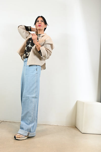 Nine in the Morning Gea Jeans – Blauwe denim