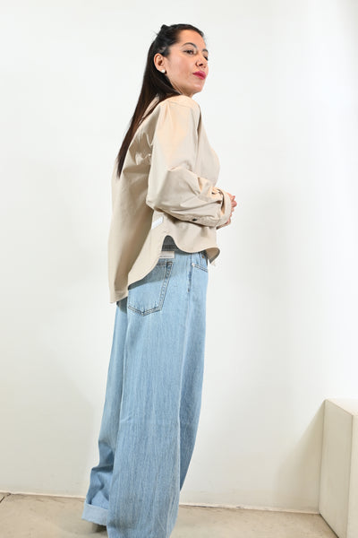 Nine in the Morning Gea Jeans – Blauwe denim