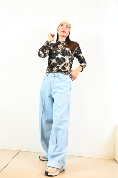 Nine in the Morning Gea Jeans – Blauwe denim