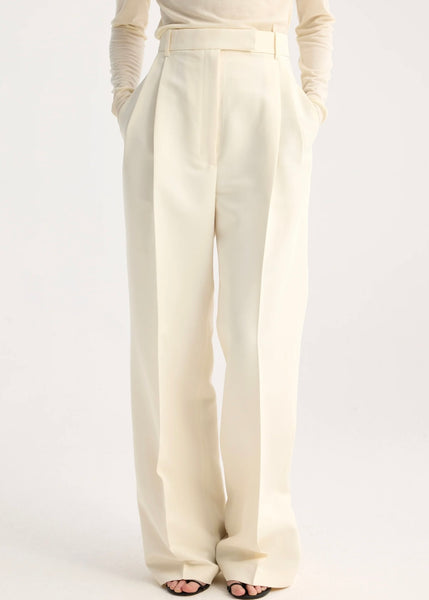 High waist tailored broek