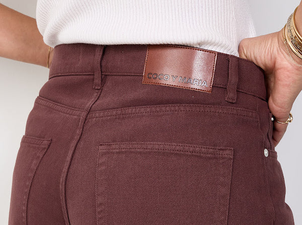 Denim pants Otilia Brown