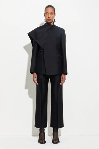 Jillos Draped Scarf Blazer