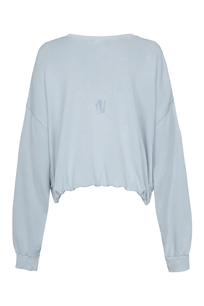 Liv Bergen Vintage Sweater Light Blue Oversized