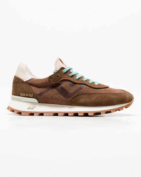 No Maps Society Veloce sneaker Warm Wood / Pecan
