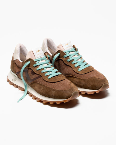 No Maps Society Veloce sneaker Warm Wood / Pecan