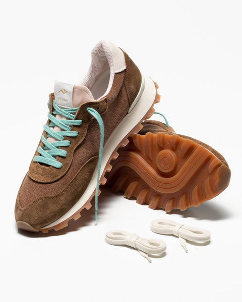 No Maps Society Veloce sneaker Warm Wood / Pecan