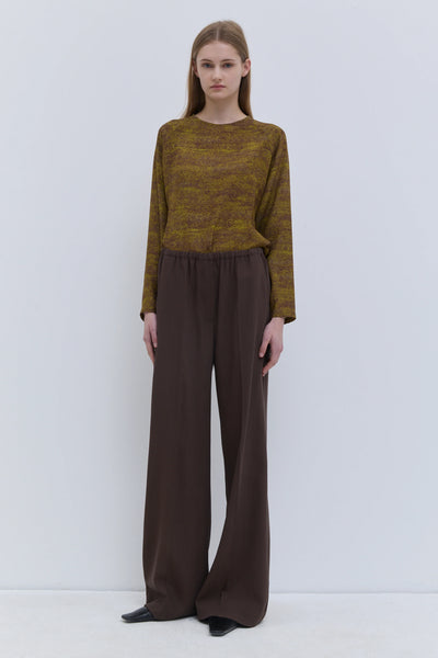 Christian Wijnants Pune Elastic Trousers – Chestnut