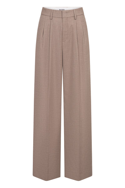 Rossi Noa Wide-Leg Plooitrousers – Cashmere Touch