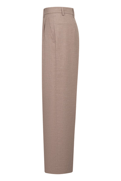 Rossi Noa Wide-Leg Plooitrousers – Cashmere Touch