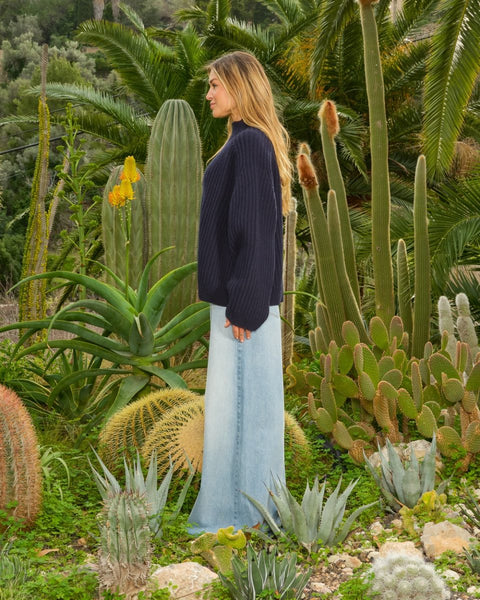 Sea Me Happy Baker Jumper Midnight Blue