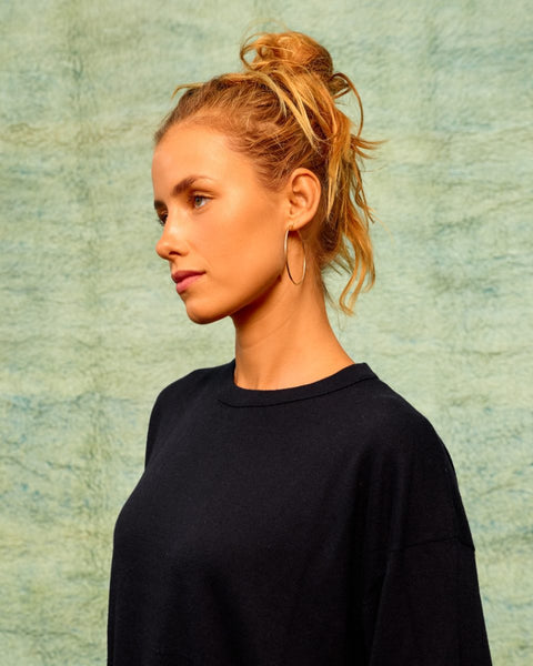 Seamehappy Campaign Top Knit Cashmere – Zwart