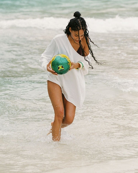 Sea Me Happy Shiloh Off-Shoulder Sweater Wit