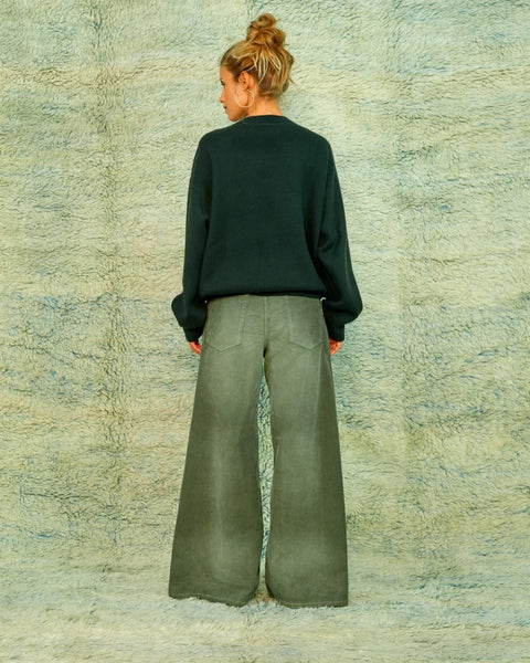 Sea Me Happy Zenith Jumper Cashmere Hunter Green