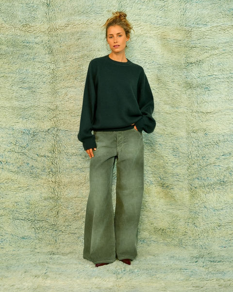 Sea Me Happy Zenith Jumper Cashmere Hunter Green