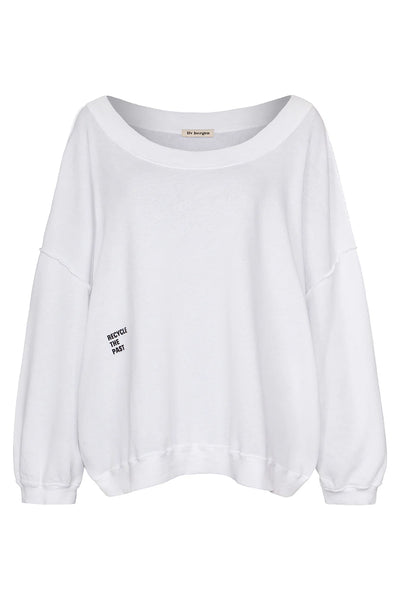 Liv Bergen Sweater Organic in optic white