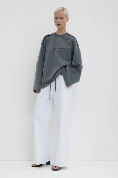 Christian Wijnants Tahora sweatshirt dark-petrol