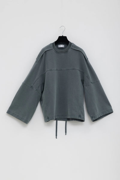 Christian Wijnants Tahora sweatshirt dark-petrol