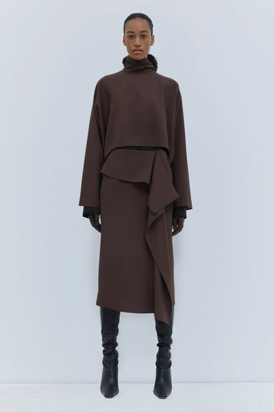 Christian Wijnants Tesos Cropped Wool Top
