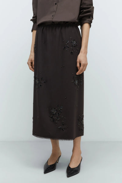 Cordera Embellished Tailoring Skirt