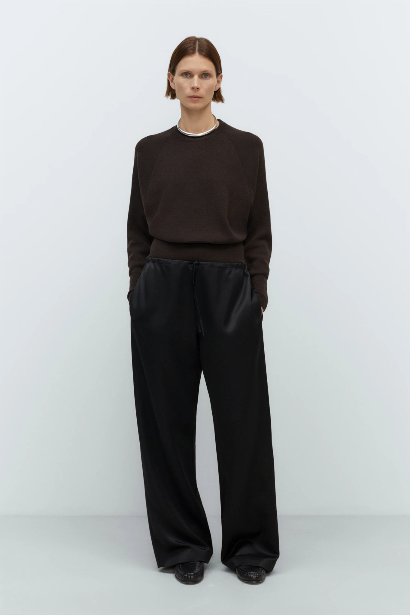 Cordera Satin Relaxed Pants