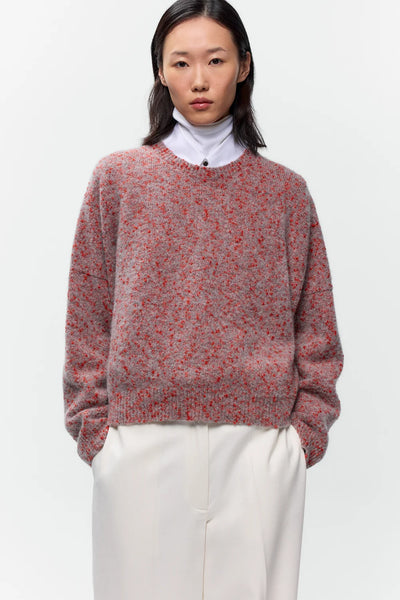 Cordera Speckled Crewneck Sweater Malva