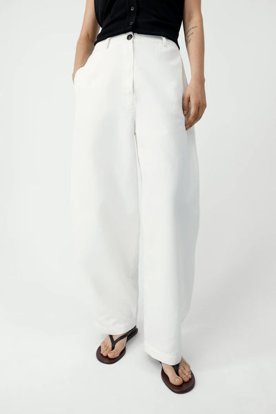 Cotton & Linen Curved Pants – Cordera