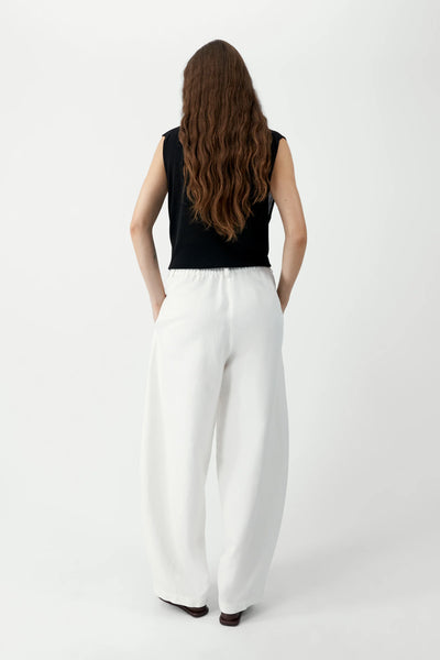 Cotton & Linen Curved Pants – Cordera