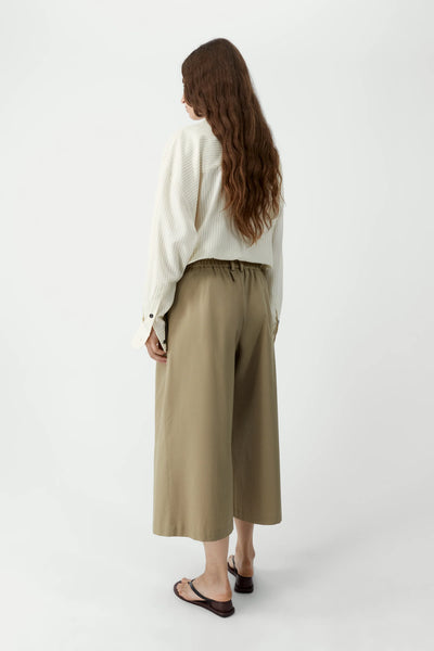 Cotton Capri Pants – Camel | Cordera