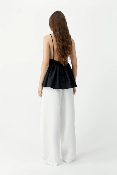 Cordera Zwarte Cotton Embroidered Top