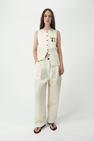 Cordera Vanille Satin Masculine Pants