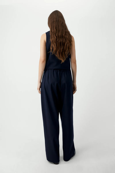 Tailored Masculine Pants – Navy | Cordera