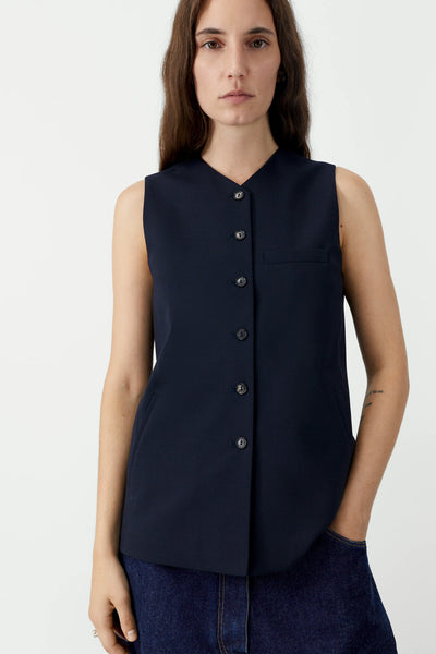 Tailored Vest Navy – Cordera