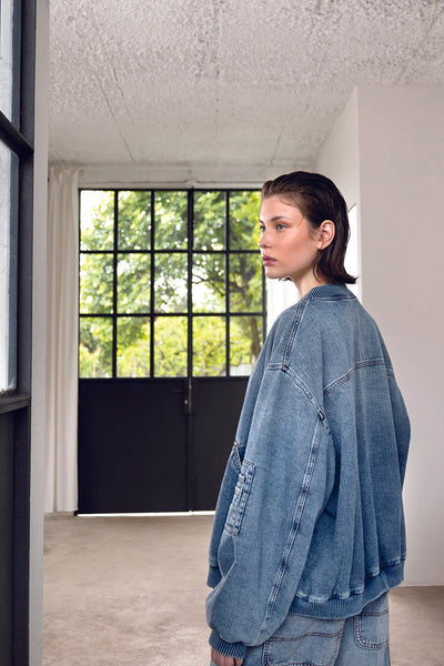 Nine In The Morning Jeans Bomber