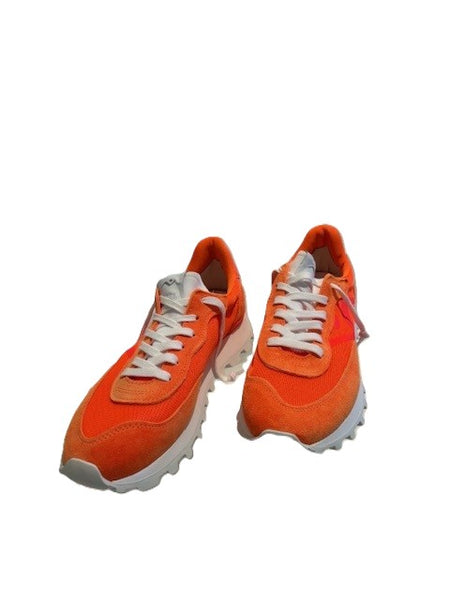 No Map Society Veloce Fluo Lage Sneakers Oranje