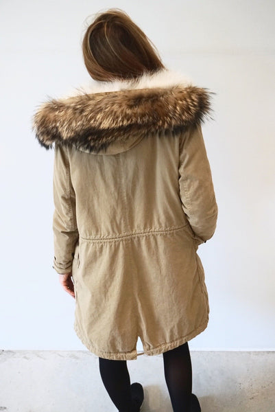 parka with fur