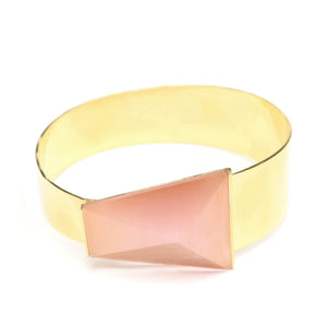 Gold/pink bracelet