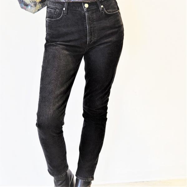 Zwarte jeans broek