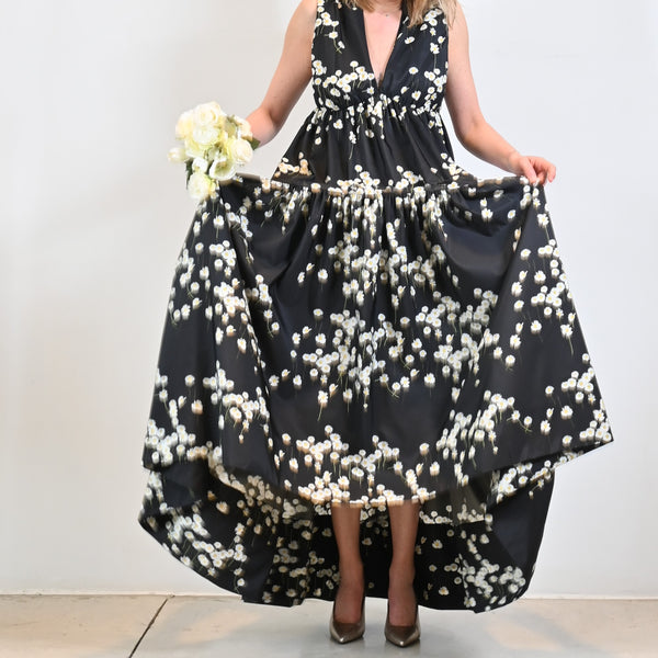 Milly Floral-print Taffeta Dress