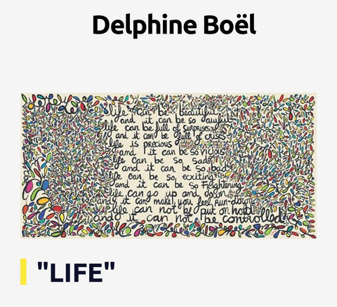 Sjaal “Life” Delphine Boel